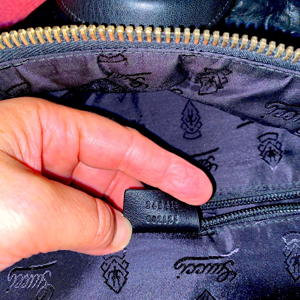Authentic Gucci backpack leather